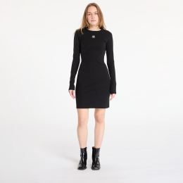 Снимка на adidas Essentials Rib Long Sleeve Dress Black L