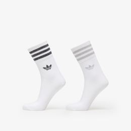 Снимка на adidas Mid-Cut Glitter Crew Socks 2-Pack White/ Grey Two/ Black XS