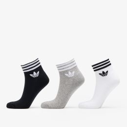 Снимка на adidas Originals Trefoil Ankle Socks 3-Pack White/ Black/ Gray 35-38