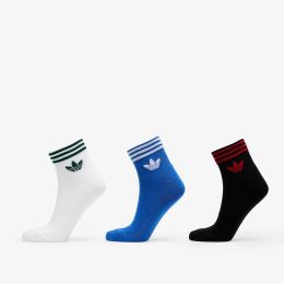 Снимка на adidas Trefoil Ankle Sock Half-Cushioned 3-Pack Black/ Blue/ White L