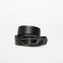 Снимка на Diesel Oval D Logo B-1Dr Strass Belt Shiny Black 85