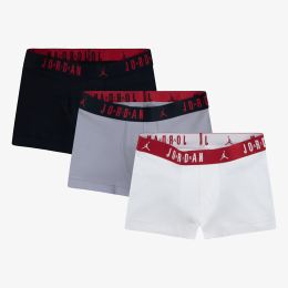 Снимка на Jordan Mens Flight Cotton 3-Pack Trunk Black/ White XXL