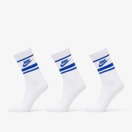 Снимка на Nike Sportwear Everyday Essential Crew Socks 3-Pack White/ Game Royal L
