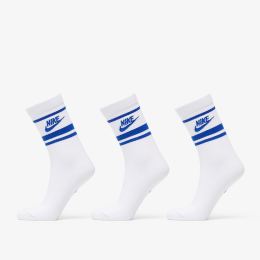 Снимка на Nike Sportwear Everyday Essential Crew Socks 3-Pack White/ Game Royal M