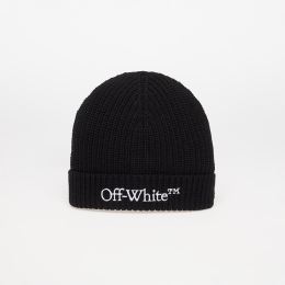 Снимка на Off-White Bookish Classic Knit Beanie Black/ White Universal