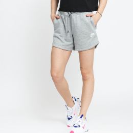 Снимка на Къси панталони Nike NSW Essential Fleece High-Rise Shorts French Terry Dk Grey Heather/ White L