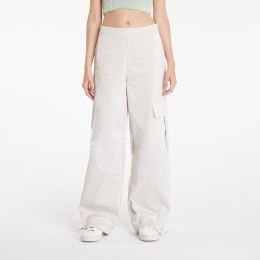 Снимка на Панталони Calvin Klein Jeans Satin Cargo Utility Pant Eggshell L