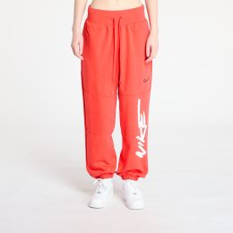 Снимка на Панталони Nike Sportswear Breaking Mid-Rise Oversized French Terry Pants Light Crimson L