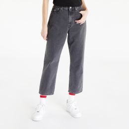 Снимка на Панталони Tommy Jeans Harper High Rise Straight Ankle Jeans Denim Black W29/L30