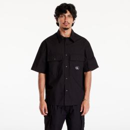 Снимка на Риза Calvin Klein Jeans Cotton Poplin Utility Shirt Black L