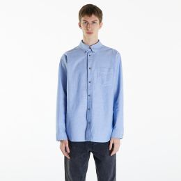 Снимка на Риза Nike Life Oxford Buttondown Long Sleeve Shirt White/ Game Royal/ Football Grey L