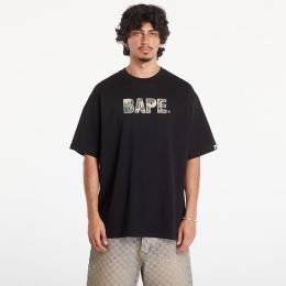 Снимка на Тениска A BATHING APE Rhinestone Logo Relaxed Fit Short Sleeve Tee Black L