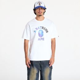 Снимка на Тениска A BATHING APE Tie Dye College Tee White/ Black XXXL