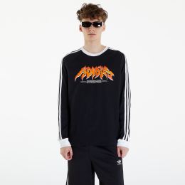 Снимка на Тениска adidas Flames Long Sleeve Tee Black/ White L