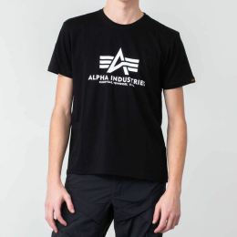 Снимка на Тениска Alpha Industries Basic Tee Black/ White L