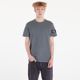 Снимка на Тениска Calvin Klein Jeans Waffle Cotton Badge T-Shirt Endless Grey L