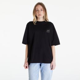 Снимка на Тениска Calvin Klein Jeans Warp Logo Boyfriend Short Sleeve Tee Black S