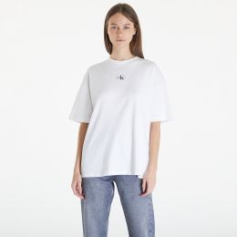 Снимка на Тениска Calvin Klein Jeans Woven Label Rib Short Sleeve Tee White L