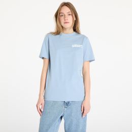 Снимка на Тениска Carhartt WIP University Script Short Sleeve T-Shirt UNISEX Dusty Ice/ White L