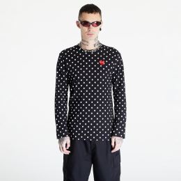 Снимка на Тениска Comme des Garçons PLAY Heart Logo Long Sleeve Tee UNISEX Black L