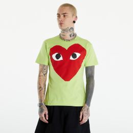 Снимка на Тениска Comme des Garçons PLAY Short Sleeve Logo Print T-Shirt UNISEX Green L