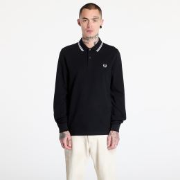 Снимка на Тениска FRED PERRY Long Sleeve Twin Tipped Shirt Black L