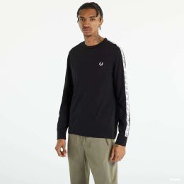 Снимка на Тениска FRED PERRY Taped Long Sleeve T-shirt Black L