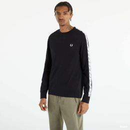 Снимка на Тениска FRED PERRY Taped Long Sleeve T-shirt Black S