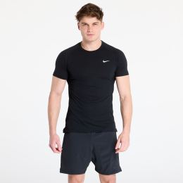 Снимка на Тениска Nike Flex Rep Men's Dri-FIT Short-Sleeve Fitness Top Black/ White XS