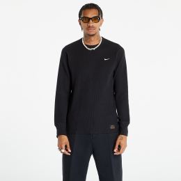 Снимка на Тениска Nike Life Long-Sleeve Heavyweight Waffle Top Black/ Black/ White XS