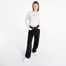 Снимка на Тениска Nike Sportswear Women's Velour Long-Sleeve Top Light Bone/ Black L