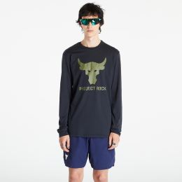 Снимка на Тениска Under Armour Project Rock Brahma Bull Long Sleeve Tee Black/ Marine OD Green/ Marine OD Green M