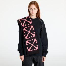 Снимка на Шал Off-White Kids Arrow Diag Scarf Black/ Pink Universal