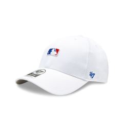 Снимка на 47 Brand Шапка с козирка MLB Batter Man Logo Base Runner Snap '47 MVP MLB-BRMPS01WBP-WH Бял