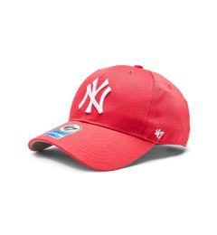 Снимка на 47 Brand Шапка с козирка MLB New York Yankees Raised Basic '47 MVP B-RAC17CTP-BE Розов