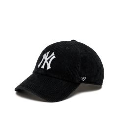 Снимка на 47 Brand Шапка с козирка MLB New York Yankees Thick Cord 47 B-THCKC17EWS-BK Черен