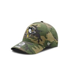 Снимка на 47 Brand Шапка с козирка Nhl Pittsburgh Penguins Grove H-GRVSP15CNP-CMA Зелен