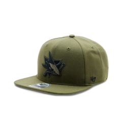 Снимка на 47 Brand Шапка с козирка NHL San Jose Sharks Ballpark Camo '47 CAPTAIN H-BCAMO22WBP-SW Зелен