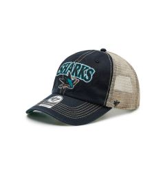 Снимка на 47 Brand Шапка с козирка Nhl San Jose Sharks Trucker H-TSCLA22LAP-VB Черен