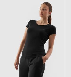 Снимка на 4F Тишърт 4FAW23TTSHF0906 Черен Slim Fit