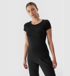 Снимка на 4F Тишърт 4FAW23TTSHF0907 Черен Slim Fit