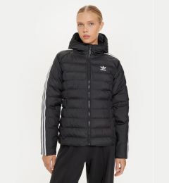 Снимка на adidas Пухено яке adicolor IW5849 Черен Slim Fit