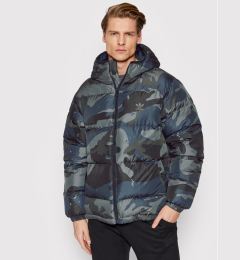 Снимка на adidas Пухено яке Camo H13566 Зелен Regular Fit