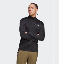 Снимка на adidas Тениска с дълъг ръкав Terrex Multi Half-Zip Long-Sleeve Top HT9501 Черен Slim Fit