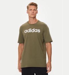 Снимка на adidas Тишърт Essentials Linear Logo IC9280 Зелен Regular Fit