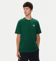 Снимка на adidas Тишърт Essentials Single Jersey Embroidered Small Logo IJ6111 Зелен Regular Fit