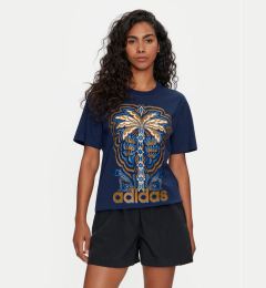 Снимка на adidas Тишърт FARM Rio Graphic IV9758 Тъмносин Regular Fit