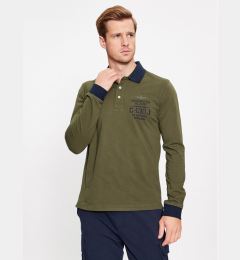 Снимка на Aeronautica Militare Тениска с яка и копчета 232PO1709J584 Зелен Regular Fit