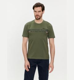 Снимка на Aeronautica Militare Тишърт 241TS1942J538 Зелен Regular Fit