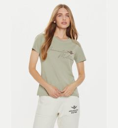 Снимка на Aeronautica Militare Тишърт 242TS2354DJ638 Зелен Regular Fit